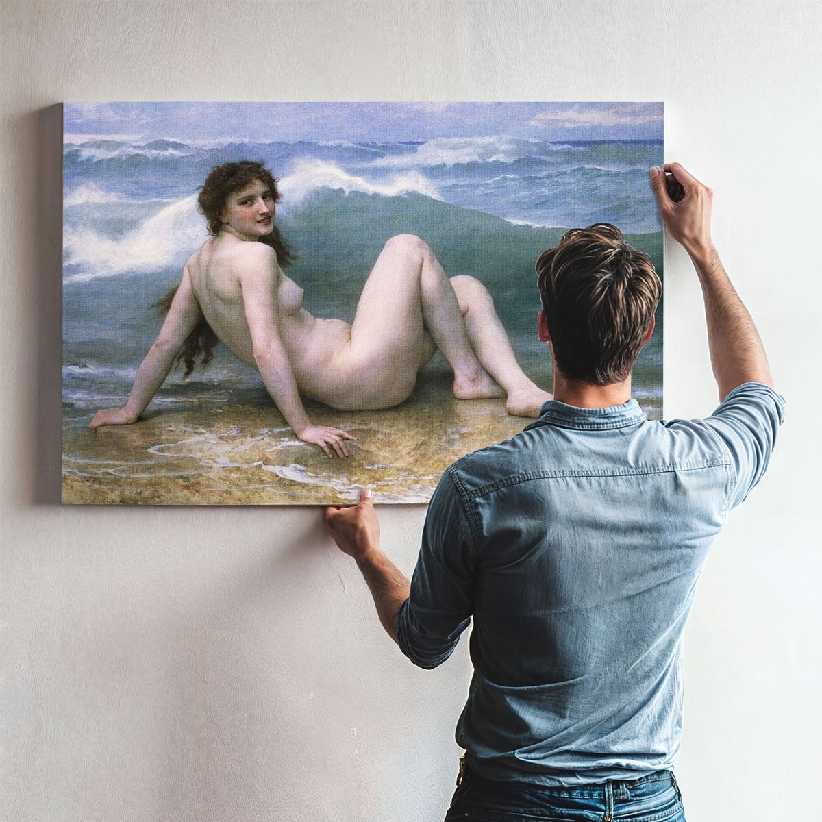 The Wave By William Adolphe Bouguereau