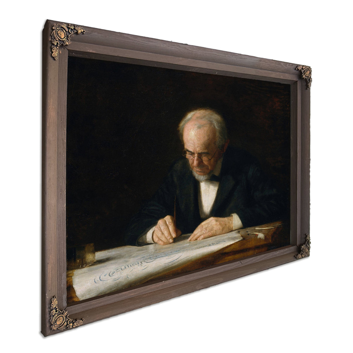 The Writing Master by Thomas Eakins