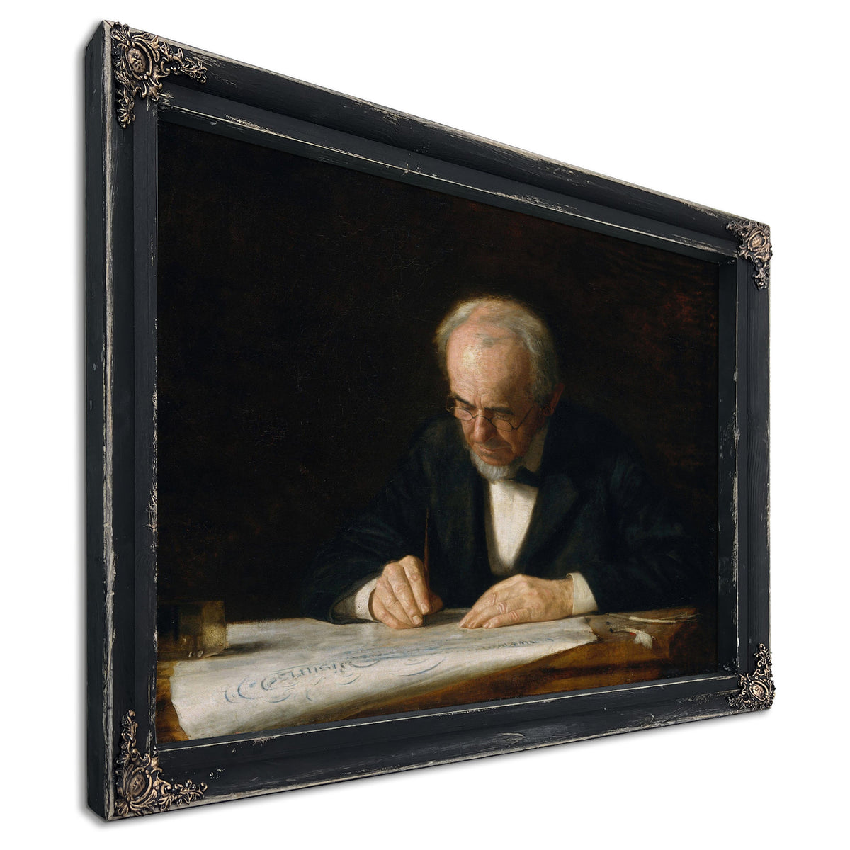 The Writing Master by Thomas Eakins
