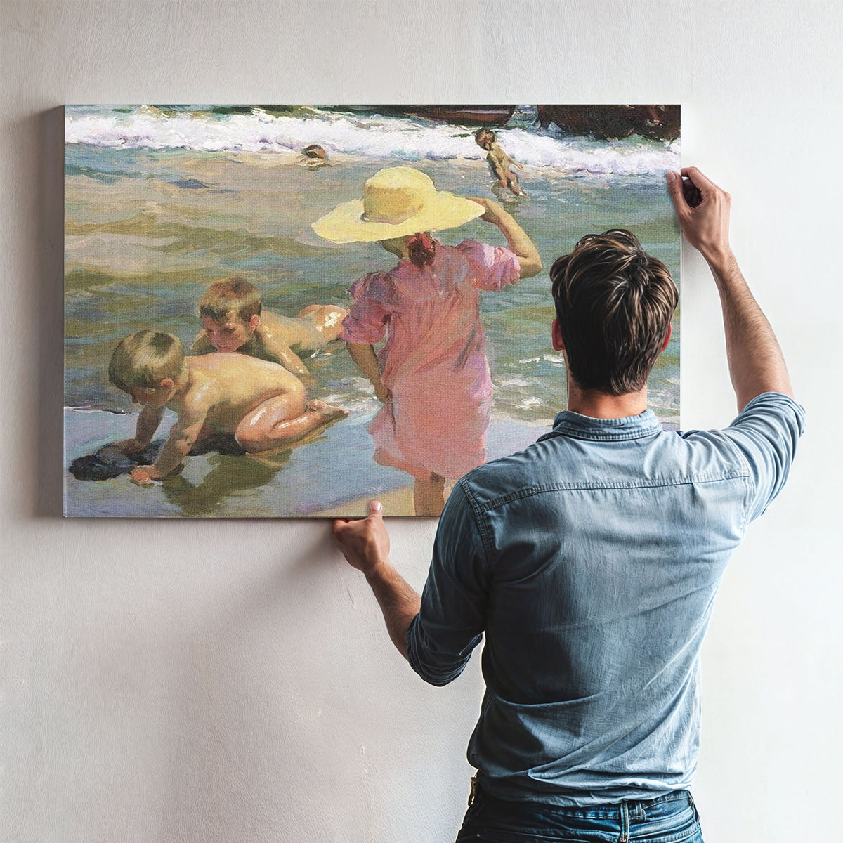 The Young Amphibians By Joaquin Sorolla Y Bastida