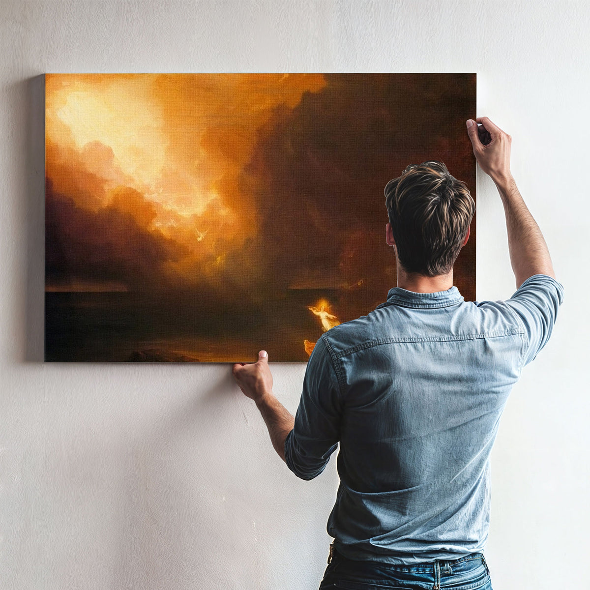 The Voyage Of Life Old Age By Thomas Cole