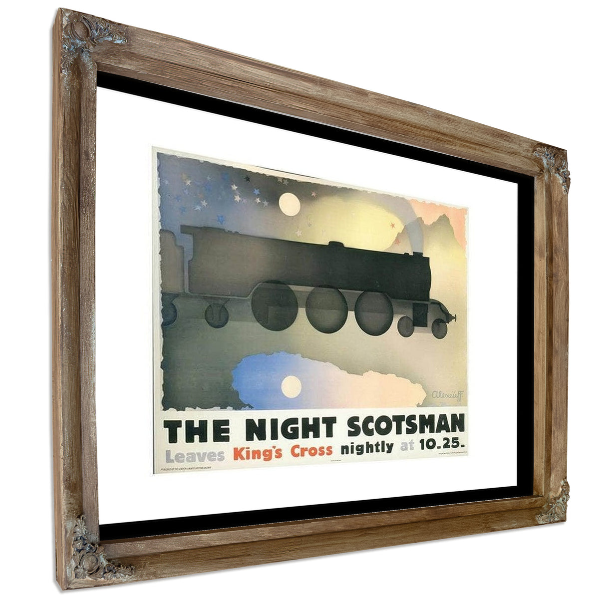 The Night Scotsman Vintage Poster