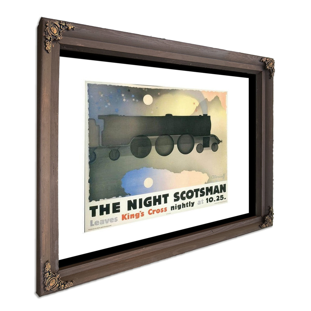 The Night Scotsman Vintage Poster