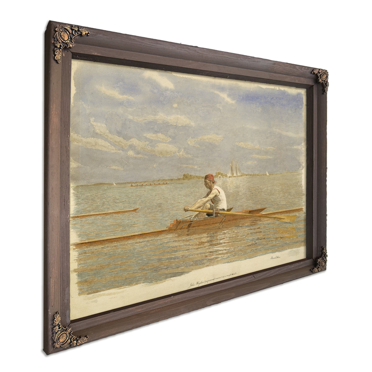 John Biglin a Single Scull By Thomas Eakins