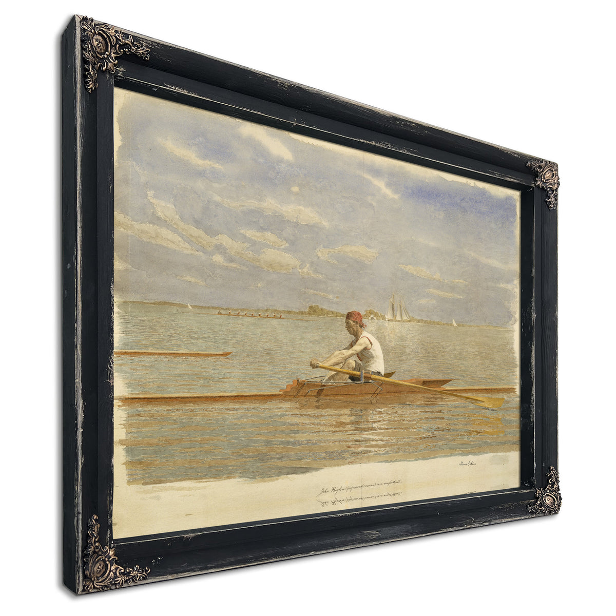 John Biglin a Single Scull By Thomas Eakins
