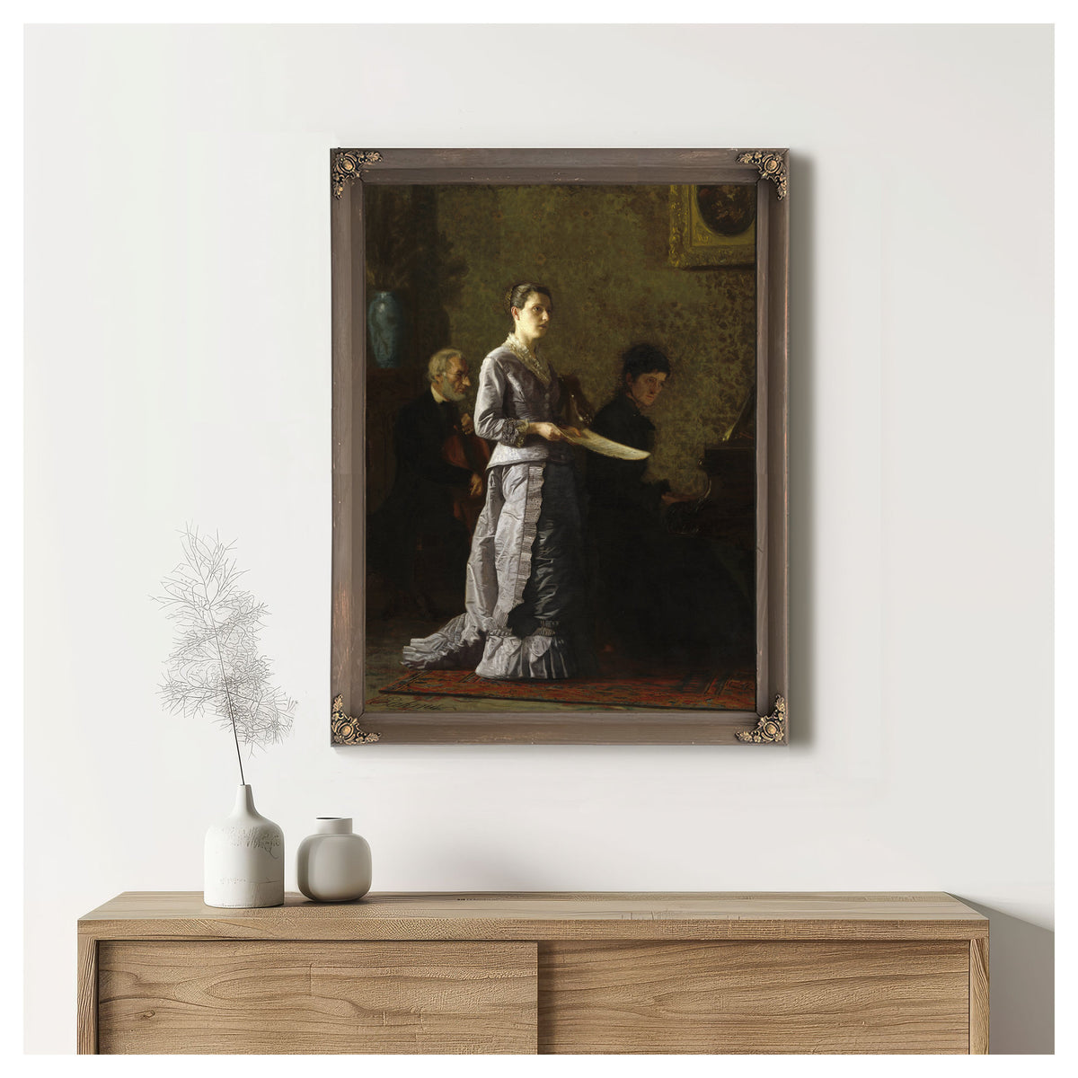 Singing Pathetic Song By Thomas Eakins