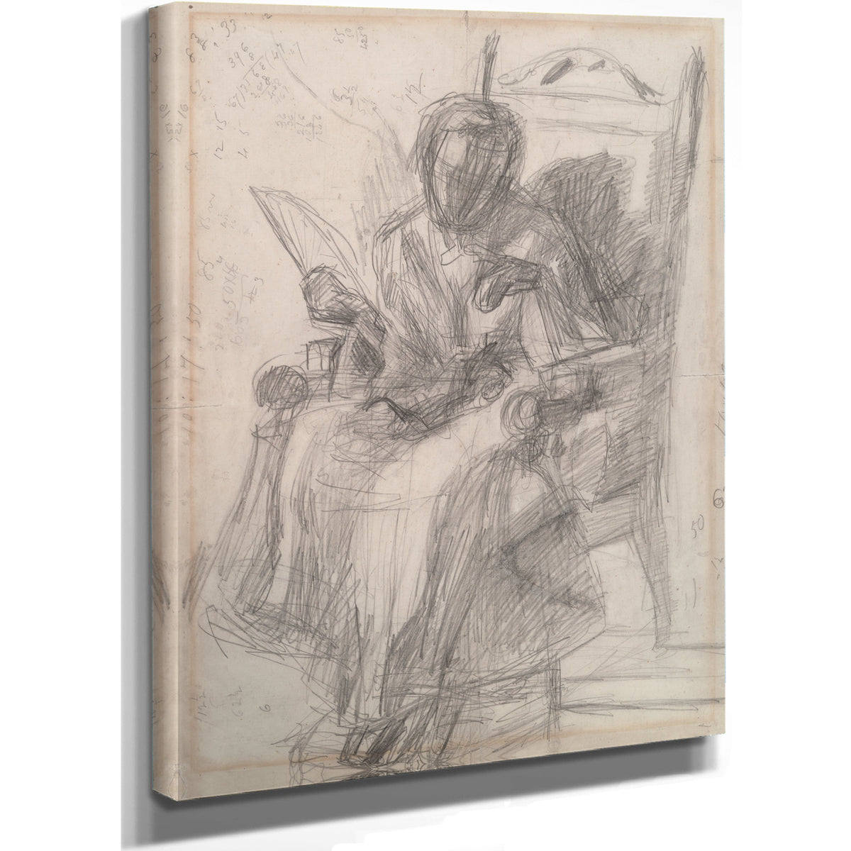 Study Girl Cat Katherine By Thomas Eakins
