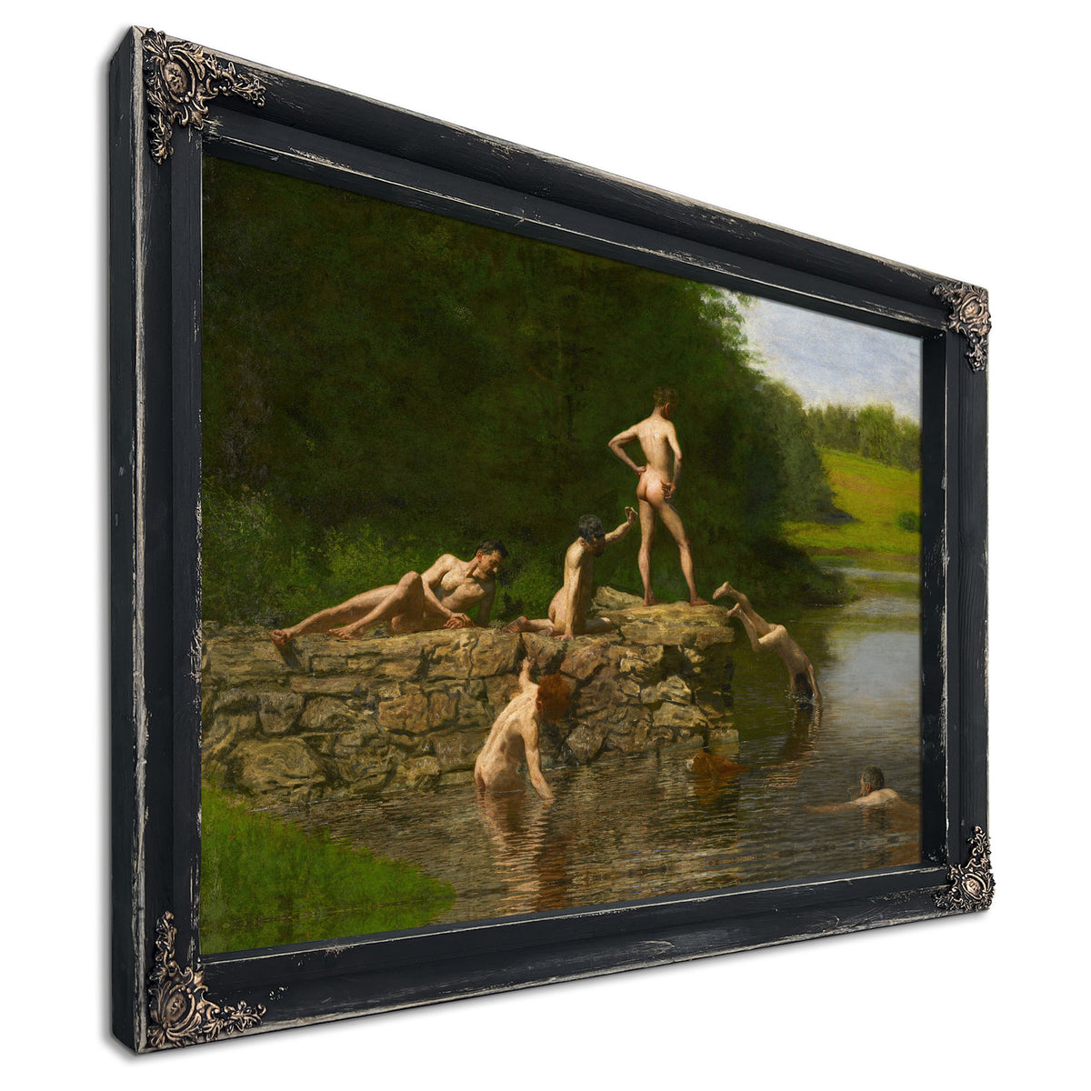 Swimming By Thomas Eakins