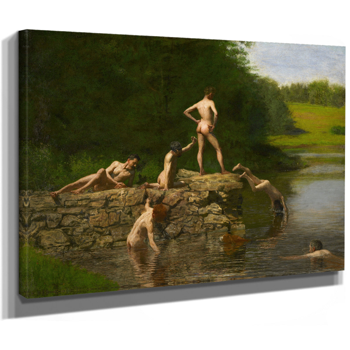 Swimming By Thomas Eakins