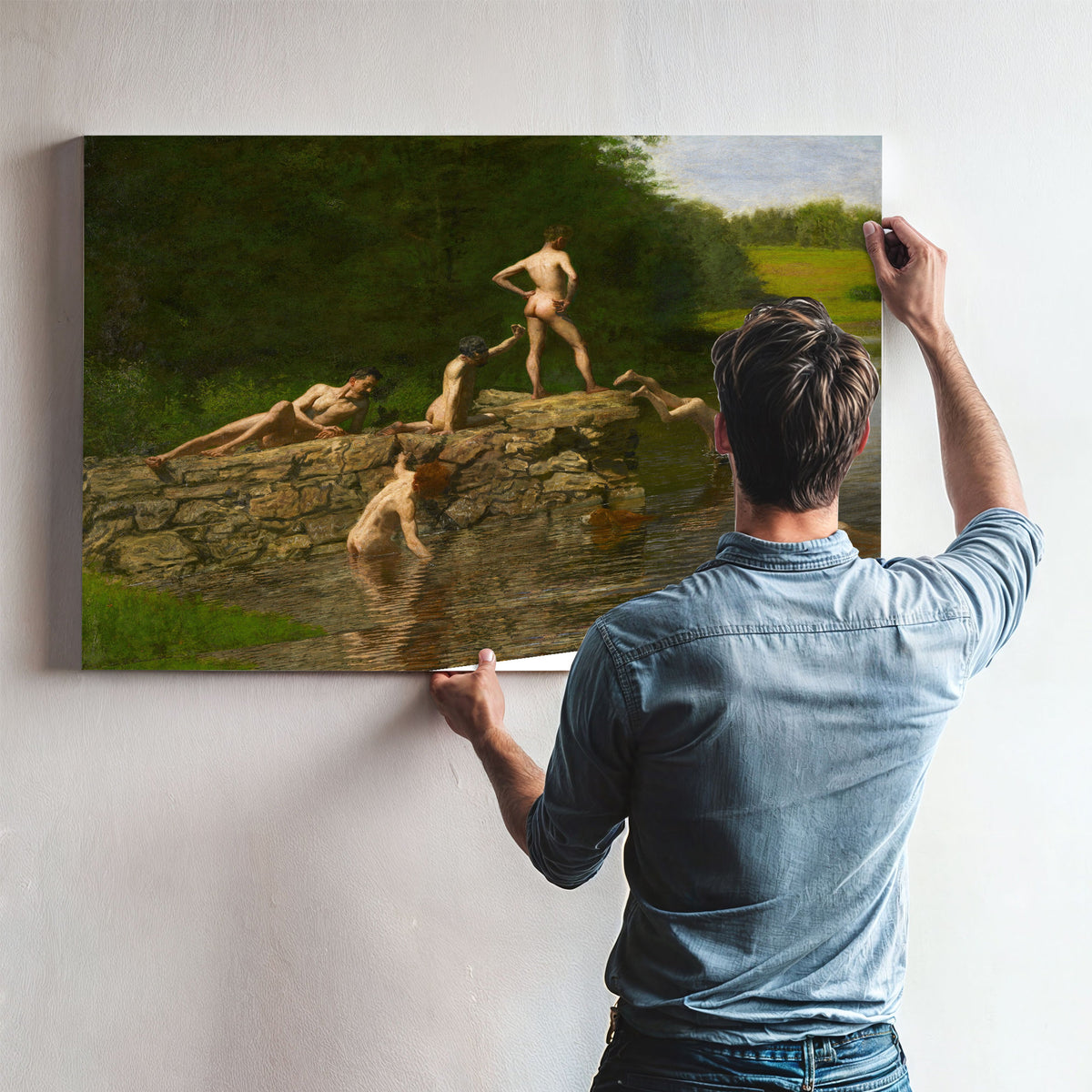 Swimming By Thomas Eakins