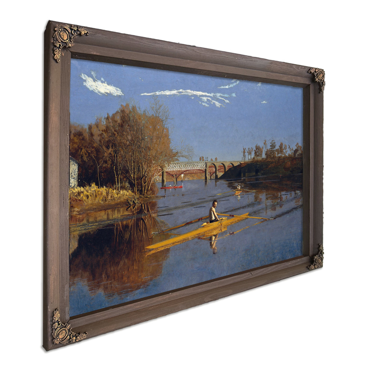 The Champion Single Sculls Max Schmitt By Thomas Eakins