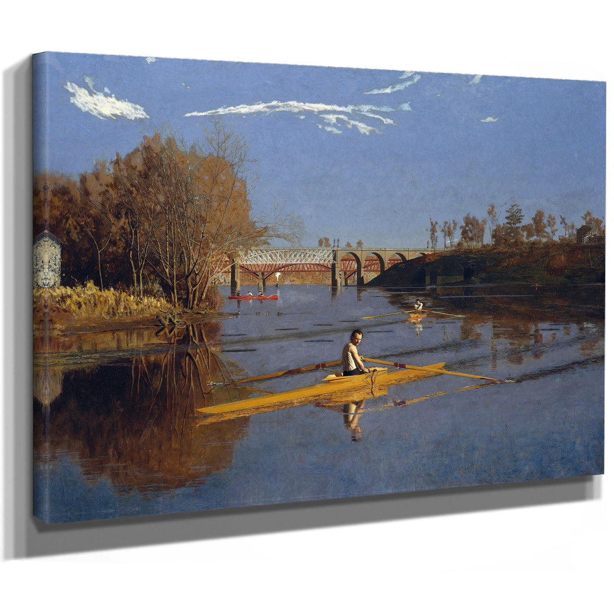 The Champion Single Sculls Max Schmitt By Thomas Eakins