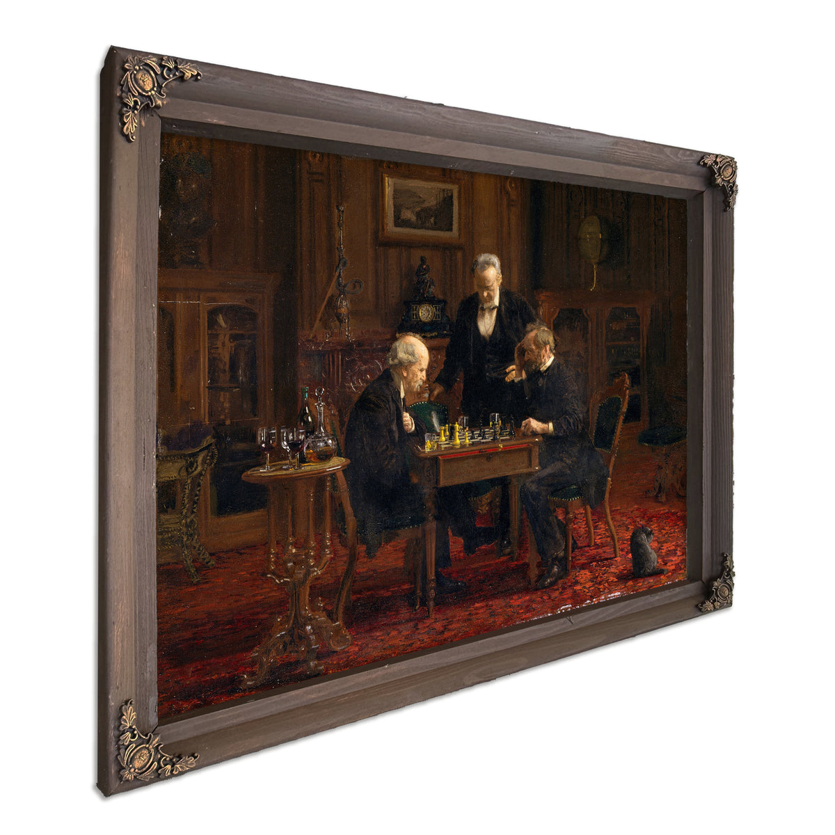 The Chess Players By Thomas Eakins
