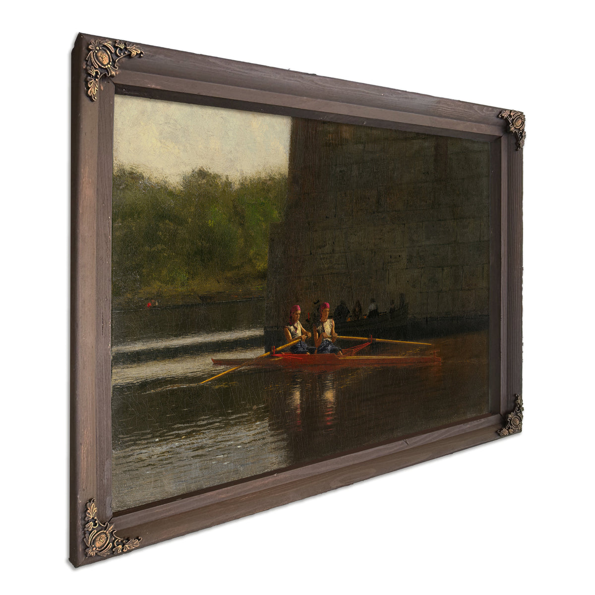 The Oarsmen Schreiber Brothers By Thomas Eakins