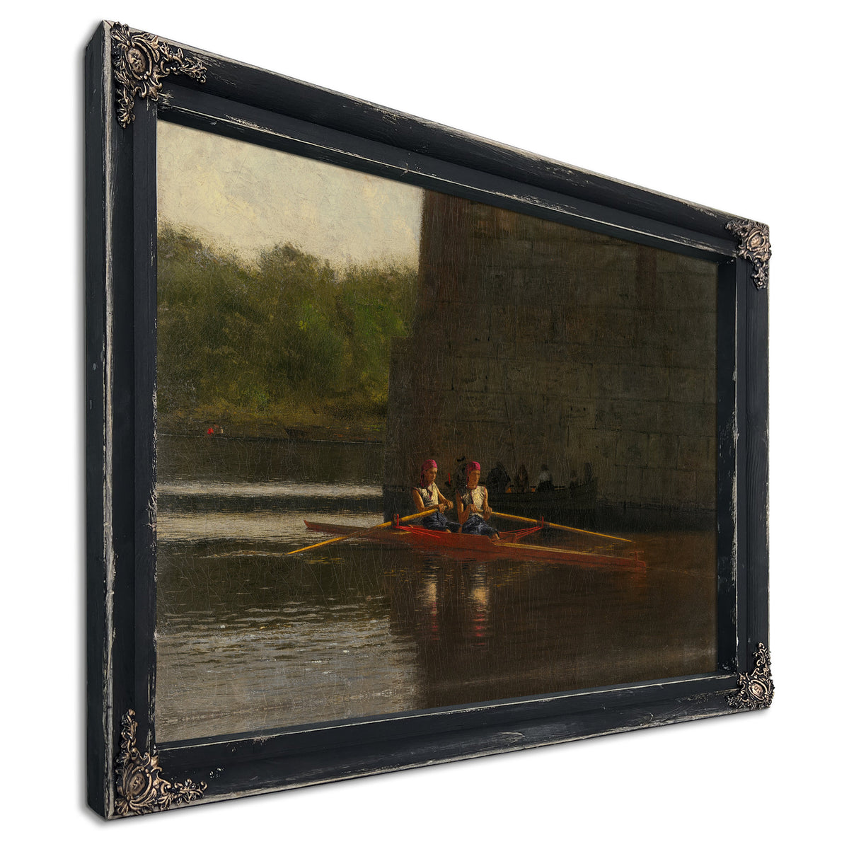The Oarsmen Schreiber Brothers By Thomas Eakins