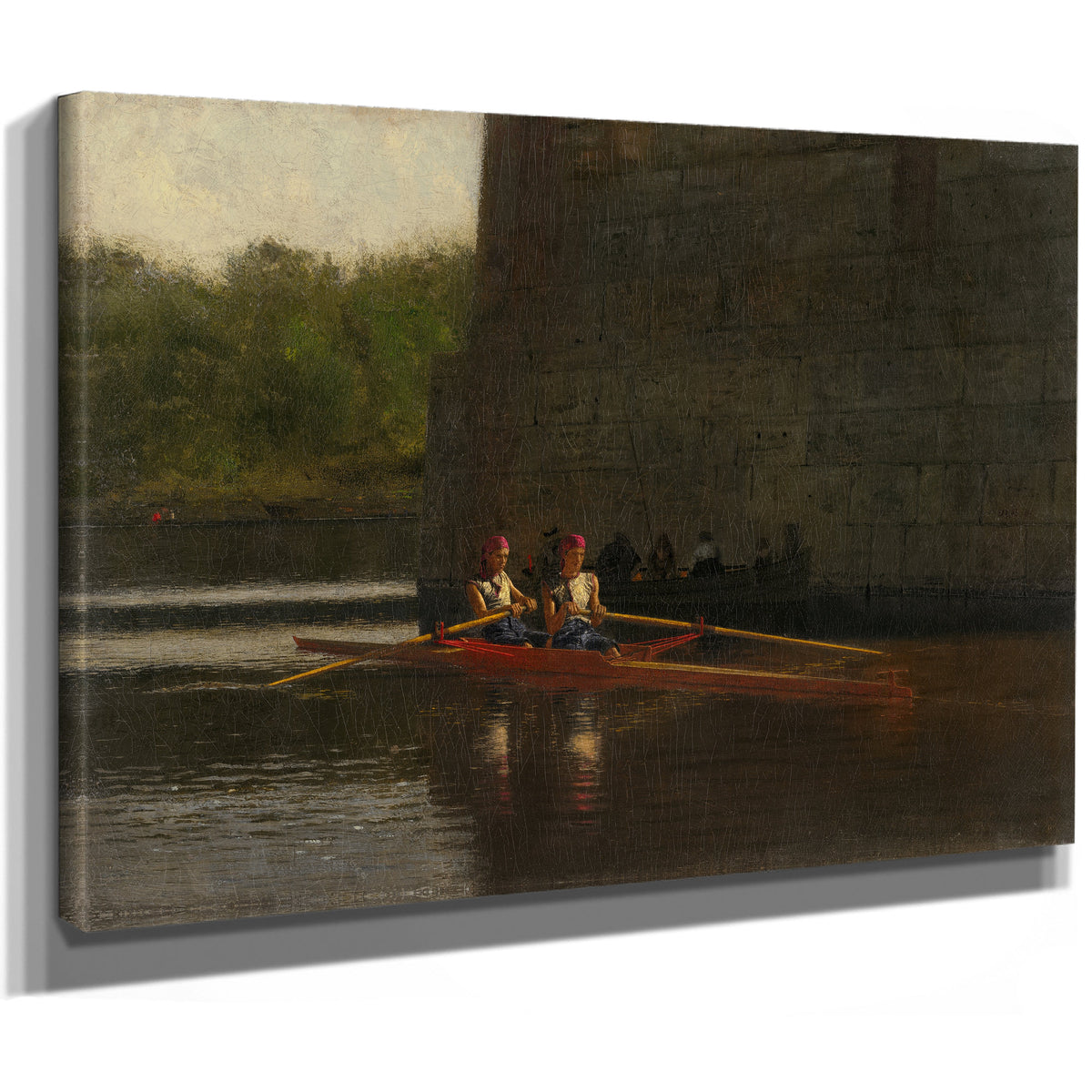 The Oarsmen Schreiber Brothers By Thomas Eakins
