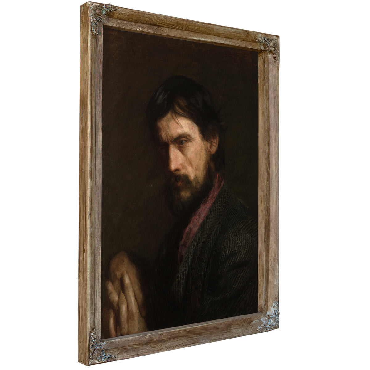 The Veteran Portrait George Reynolds By Thomas Eakins