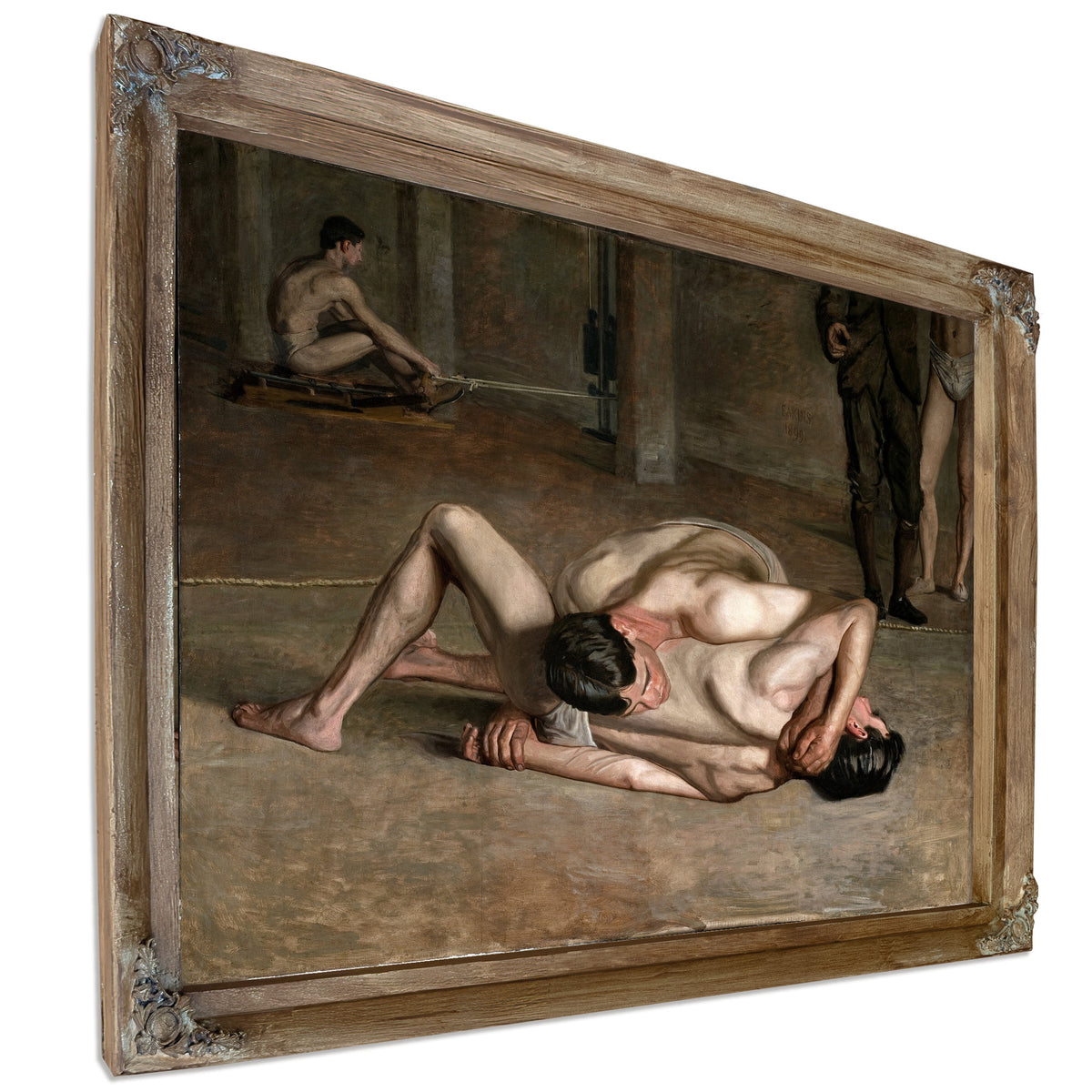 Wrestlers By Thomas Eakins