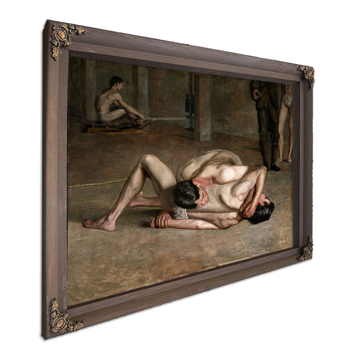 Wrestlers By Thomas Eakins