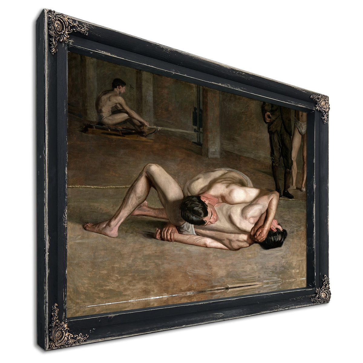 Wrestlers By Thomas Eakins