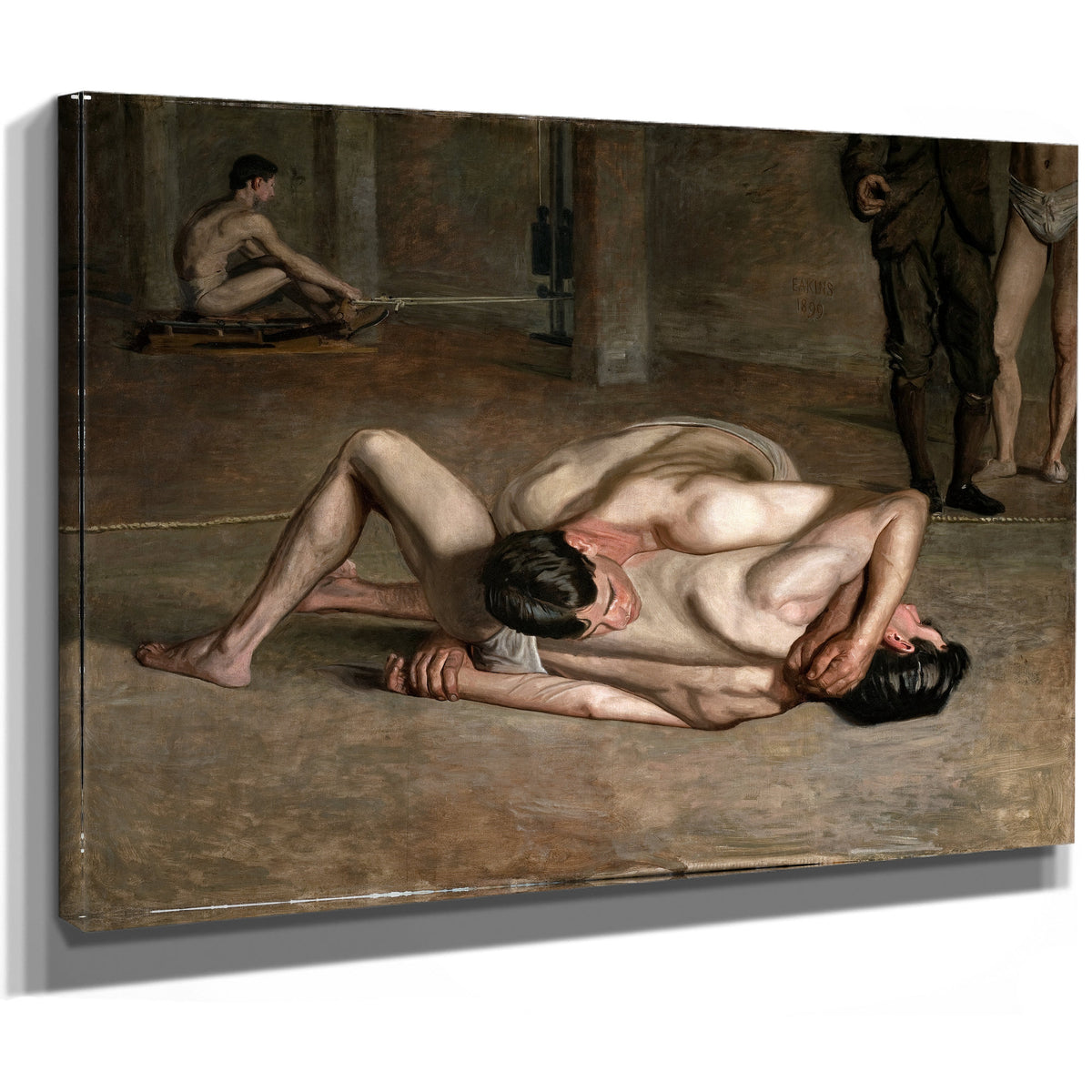 Wrestlers By Thomas Eakins