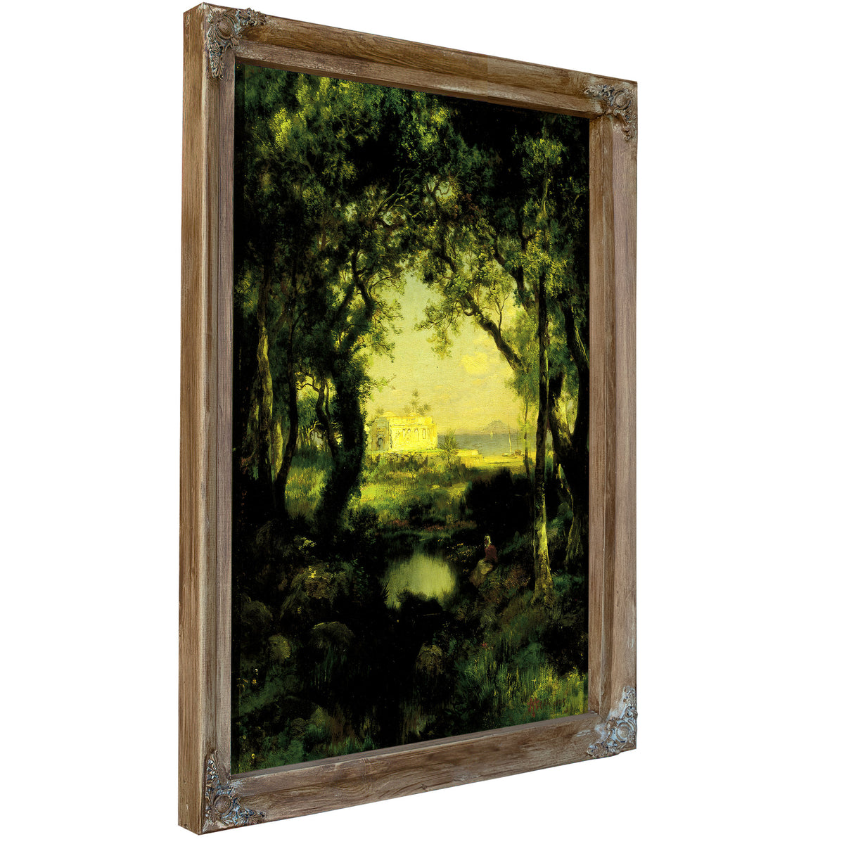 A Mexican Hacienda Lake Cuitzeo 02 By Thomas Moran