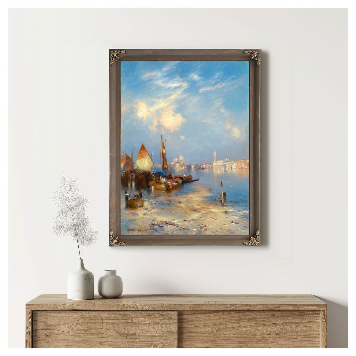 A View Venice 02 By Thomas Moran
