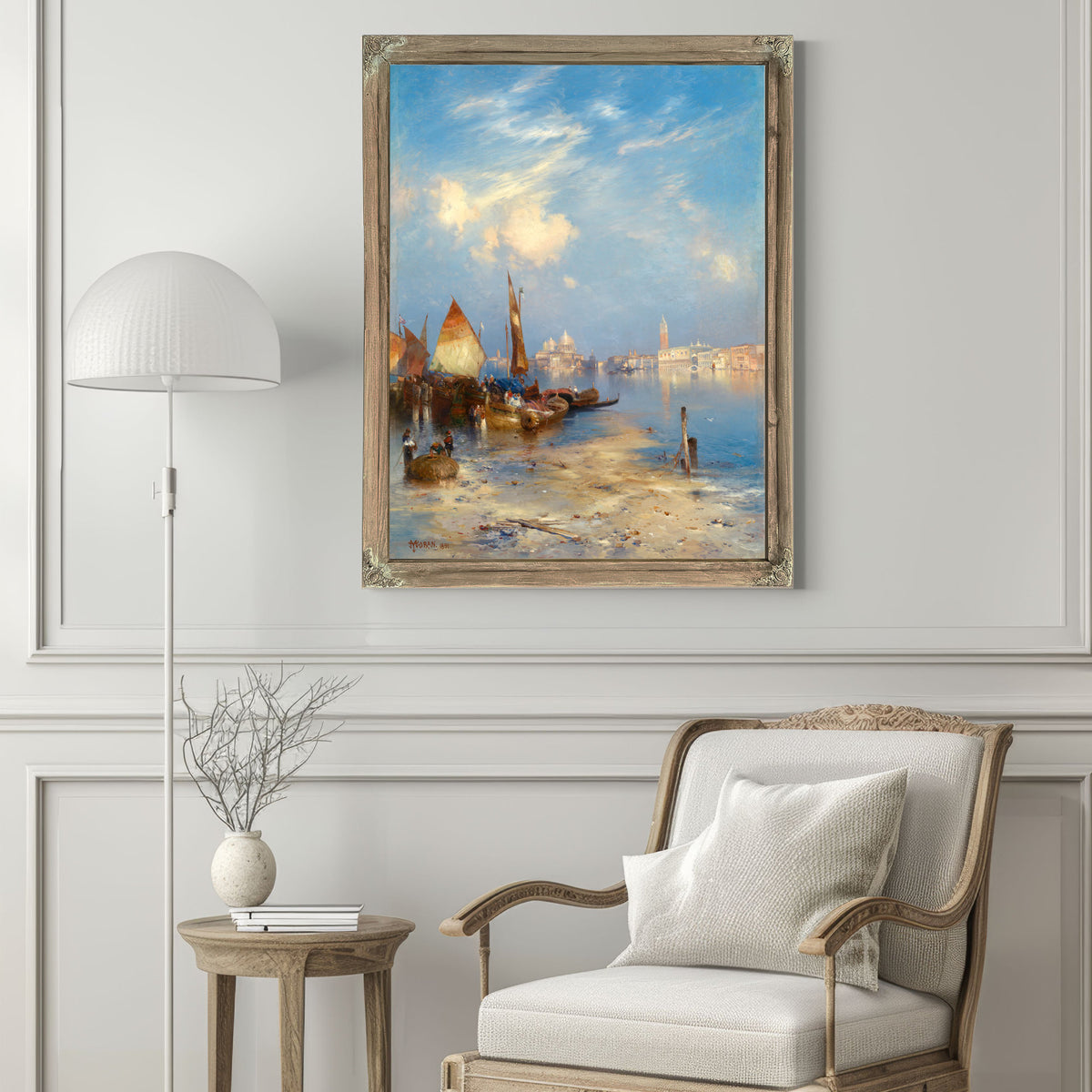 A View Venice 02 By Thomas Moran