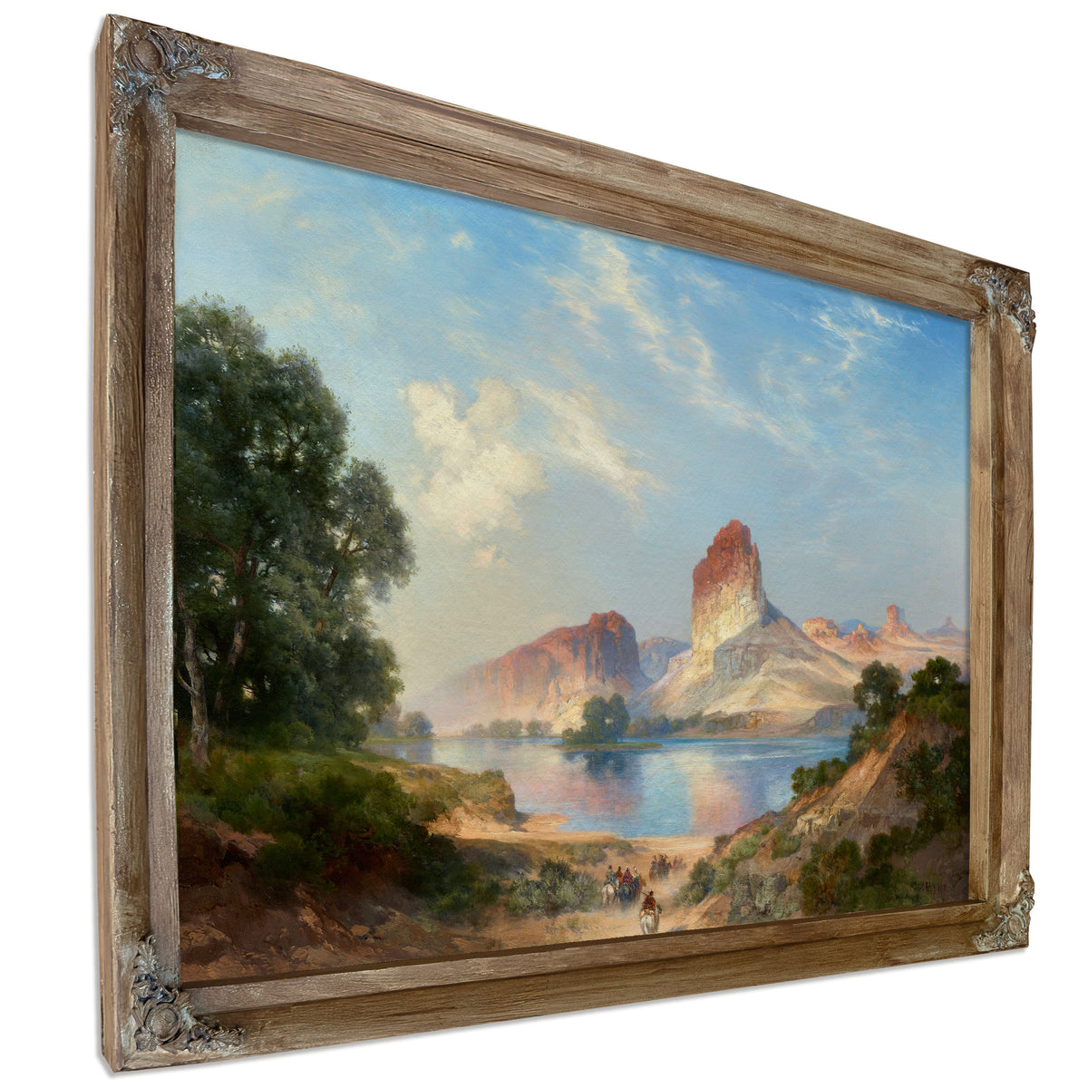 An Indian Paradise Green River Wyoming 02 By Thomas Moran