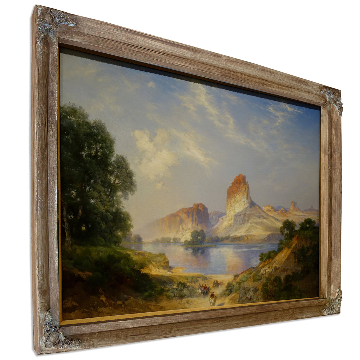 An Indian Paradise Green River Wyoming 2 By Thomas Moran