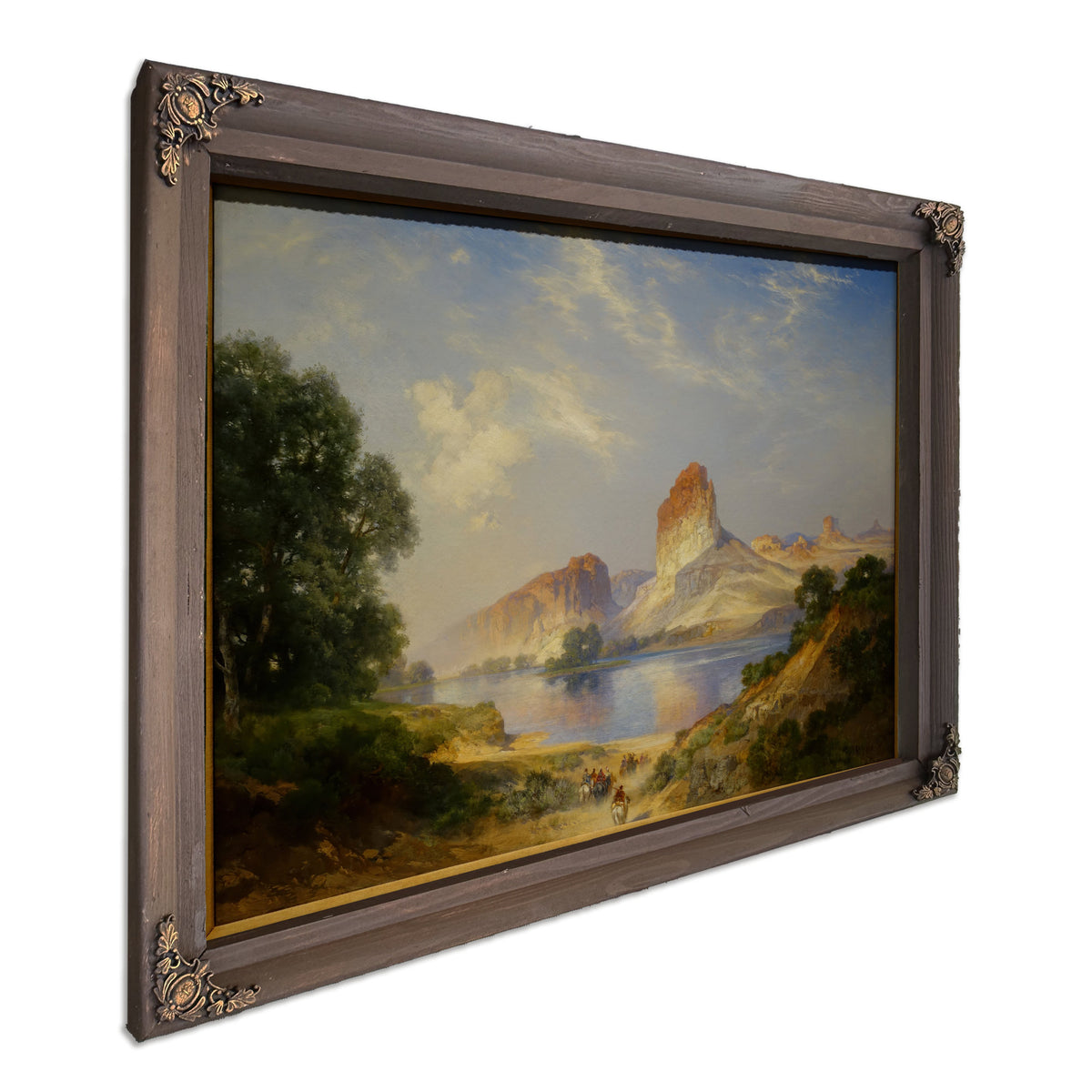 An Indian Paradise Green River Wyoming 2 By Thomas Moran