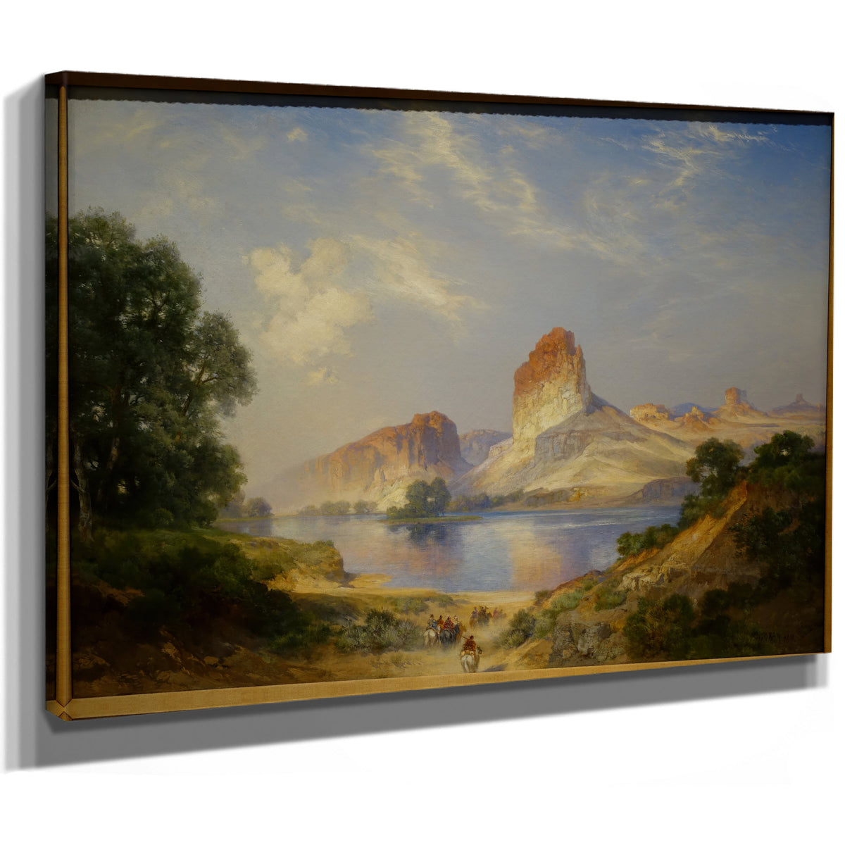 An Indian Paradise Green River Wyoming 2 By Thomas Moran