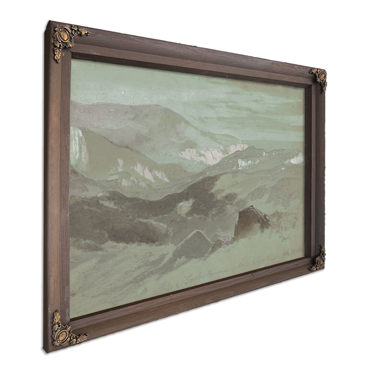 Cliffs Ecclesbourne Near Hastings 02 By Thomas Moran