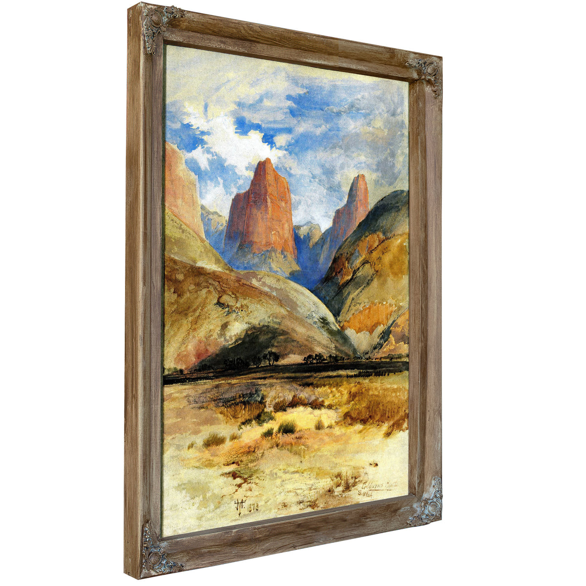 Colburn S Butte South Utah Thomas By Thomas Moran