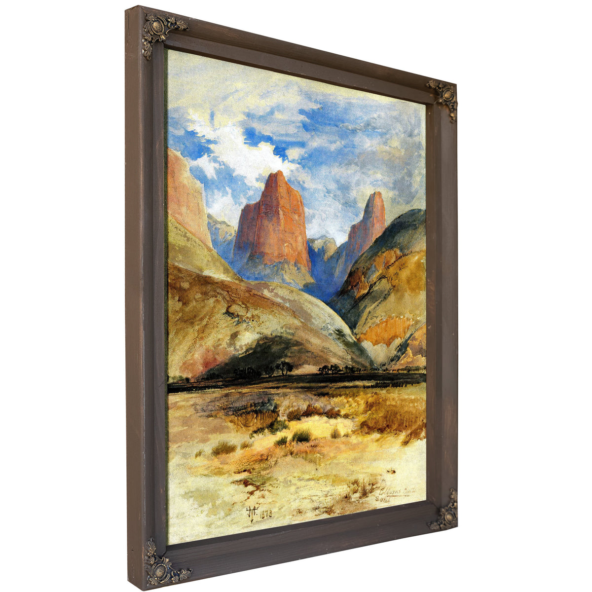 Colburn S Butte South Utah Thomas By Thomas Moran