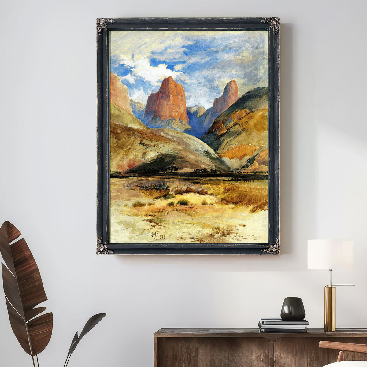 Colburn S Butte South Utah Thomas By Thomas Moran