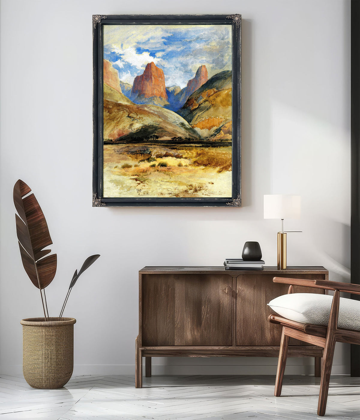 Colburn S Butte South Utah Thomas By Thomas Moran