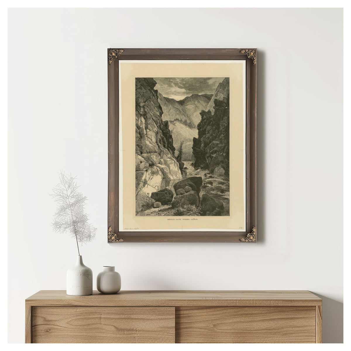 Devil S Gate Weber Caon 0005 Ve 0007 By Thomas Moran