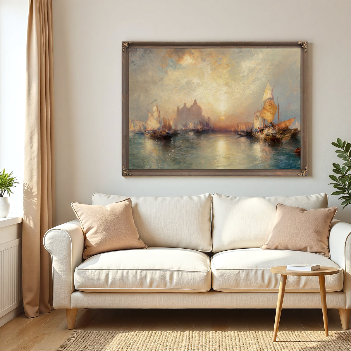 Entrance to Grand Canal Venice 2 02 By Thomas Moran