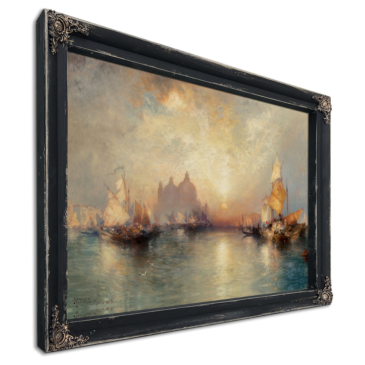 Entrance to Grand Canal Venice 2 02 By Thomas Moran