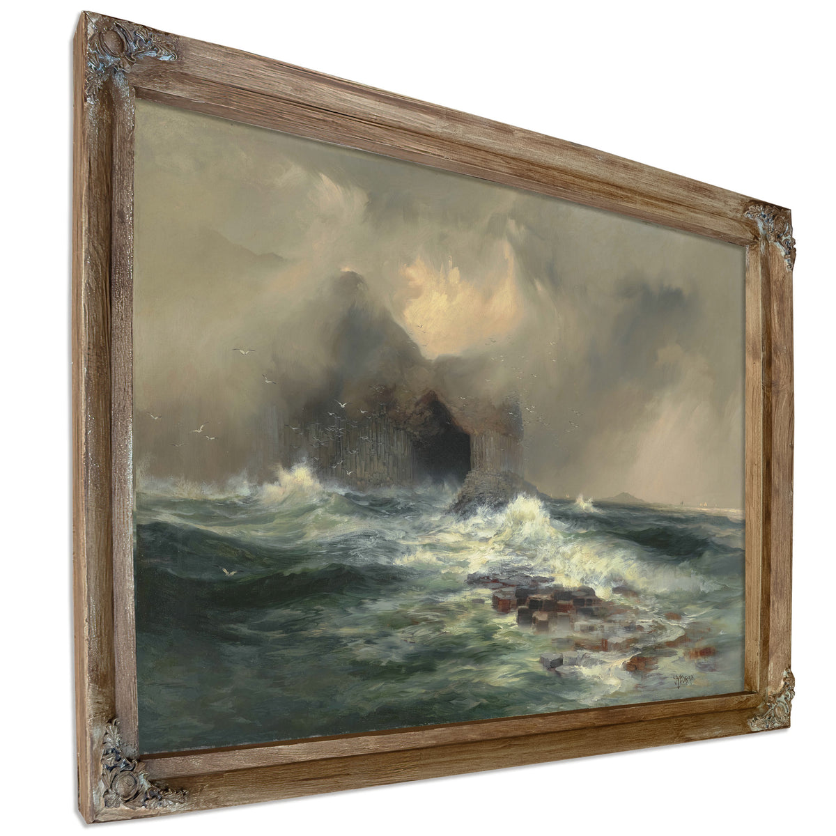 Fingal Cave Island Staffa Scotland By Thomas Moran