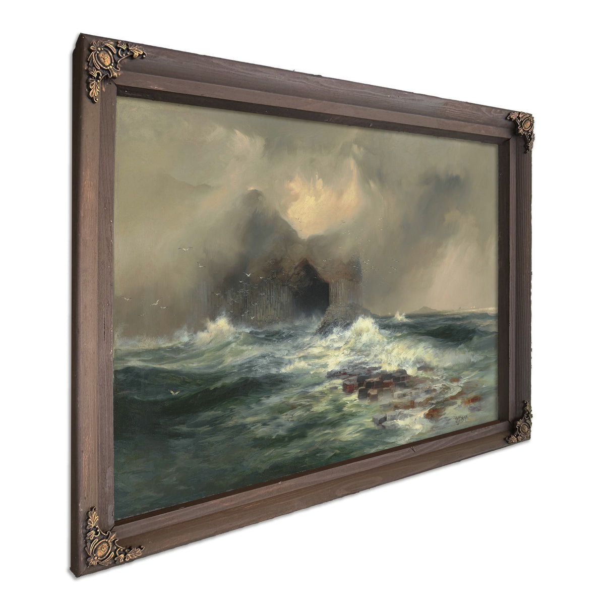 Fingal Cave Island Staffa Scotland By Thomas Moran