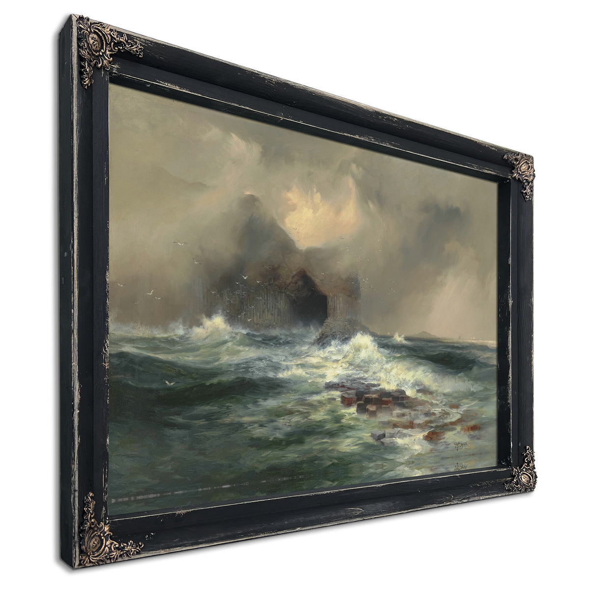 Fingal Cave Island Staffa Scotland By Thomas Moran
