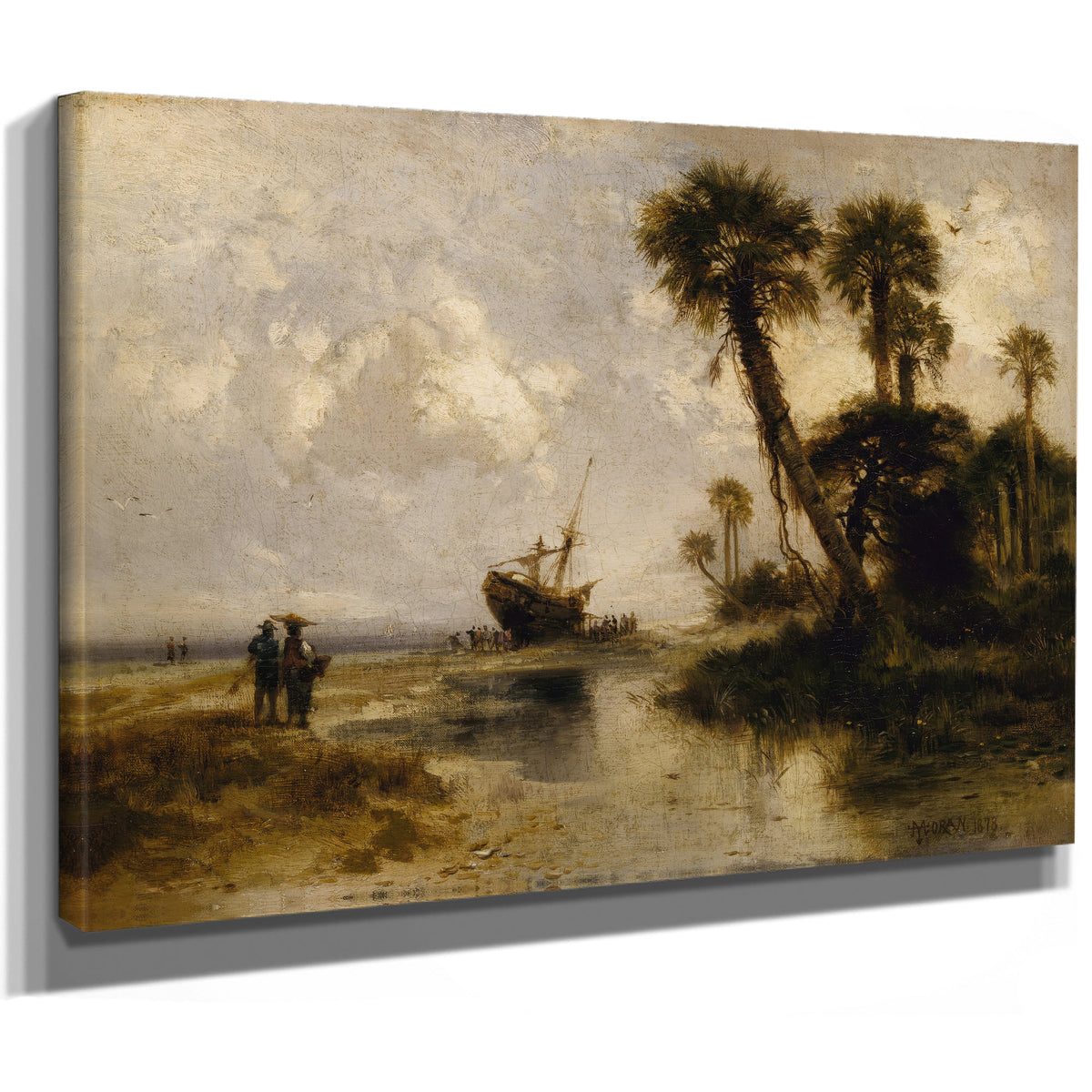 Fort George Island Florida Saam 1970 By Thomas Moran