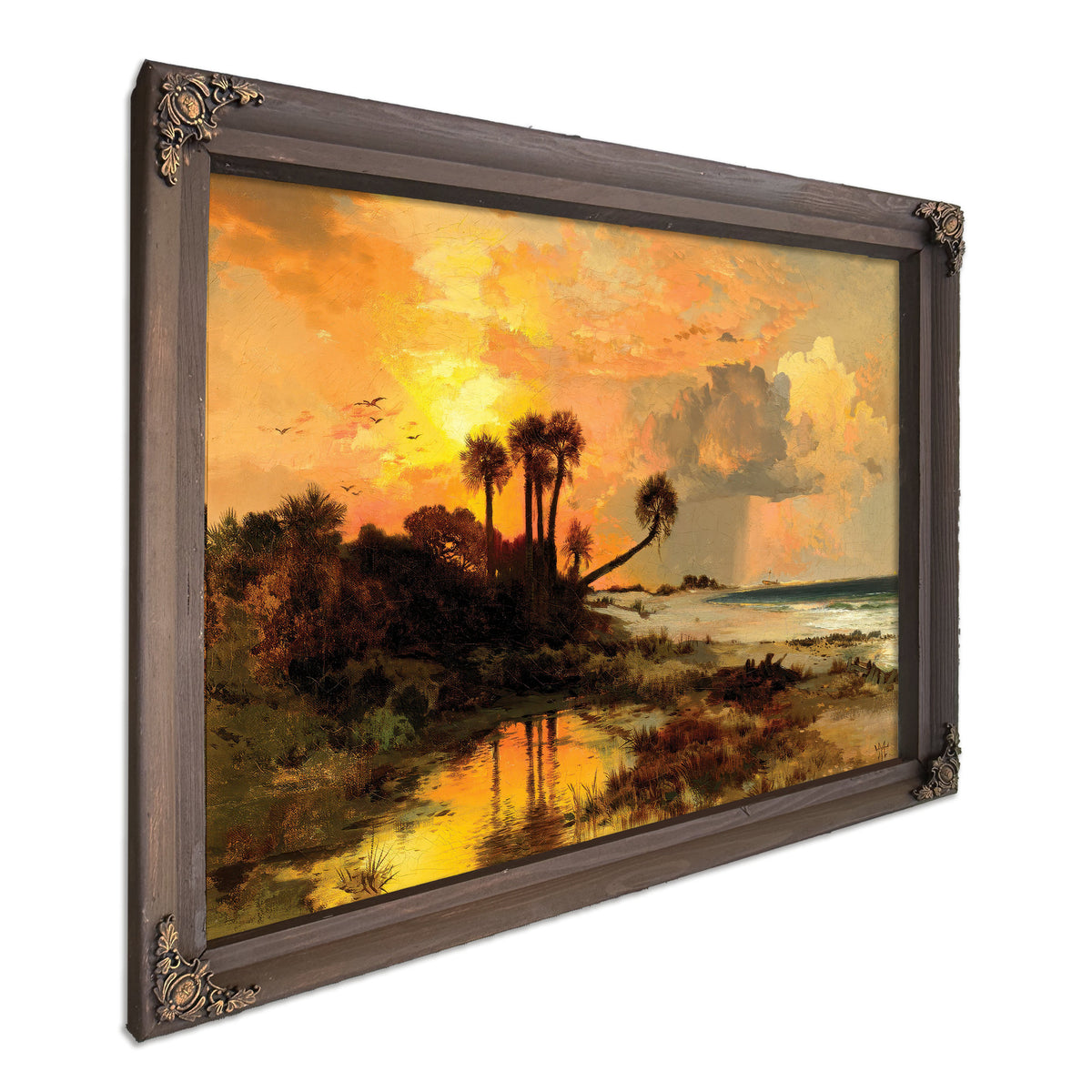 Fort George Island Thomas Moran 1880 By Thomas Moran