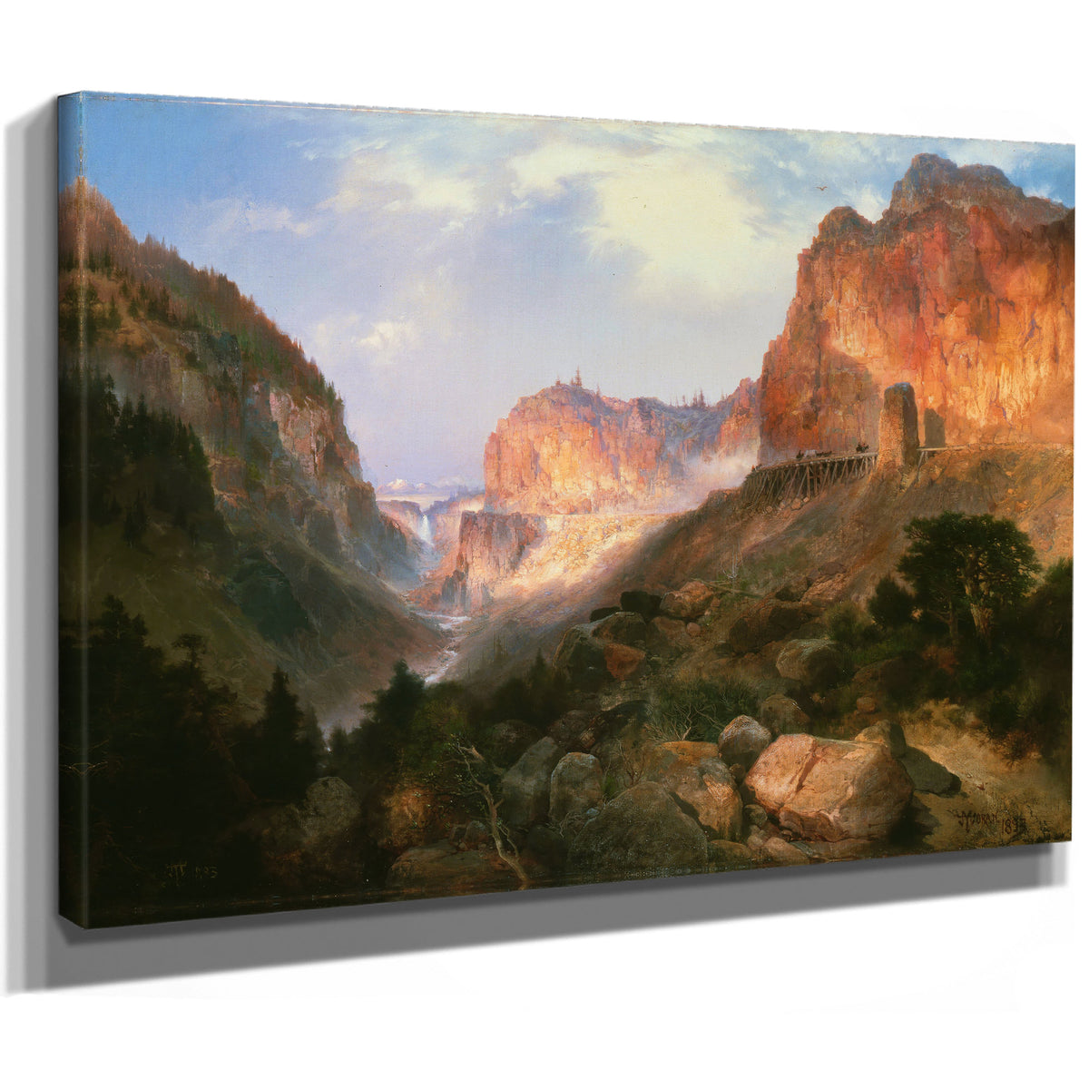 Golden Gate Yellowstone National Park 02 By Thomas Moran