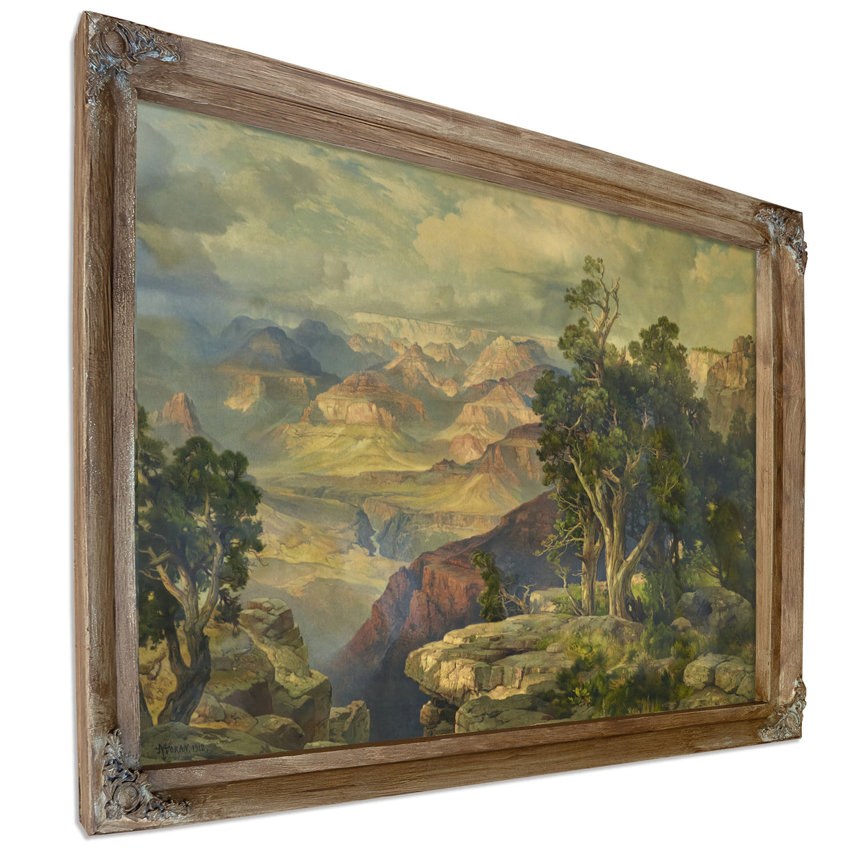 Grand Canyon Hermit Rim Road 0002 By Thomas Moran