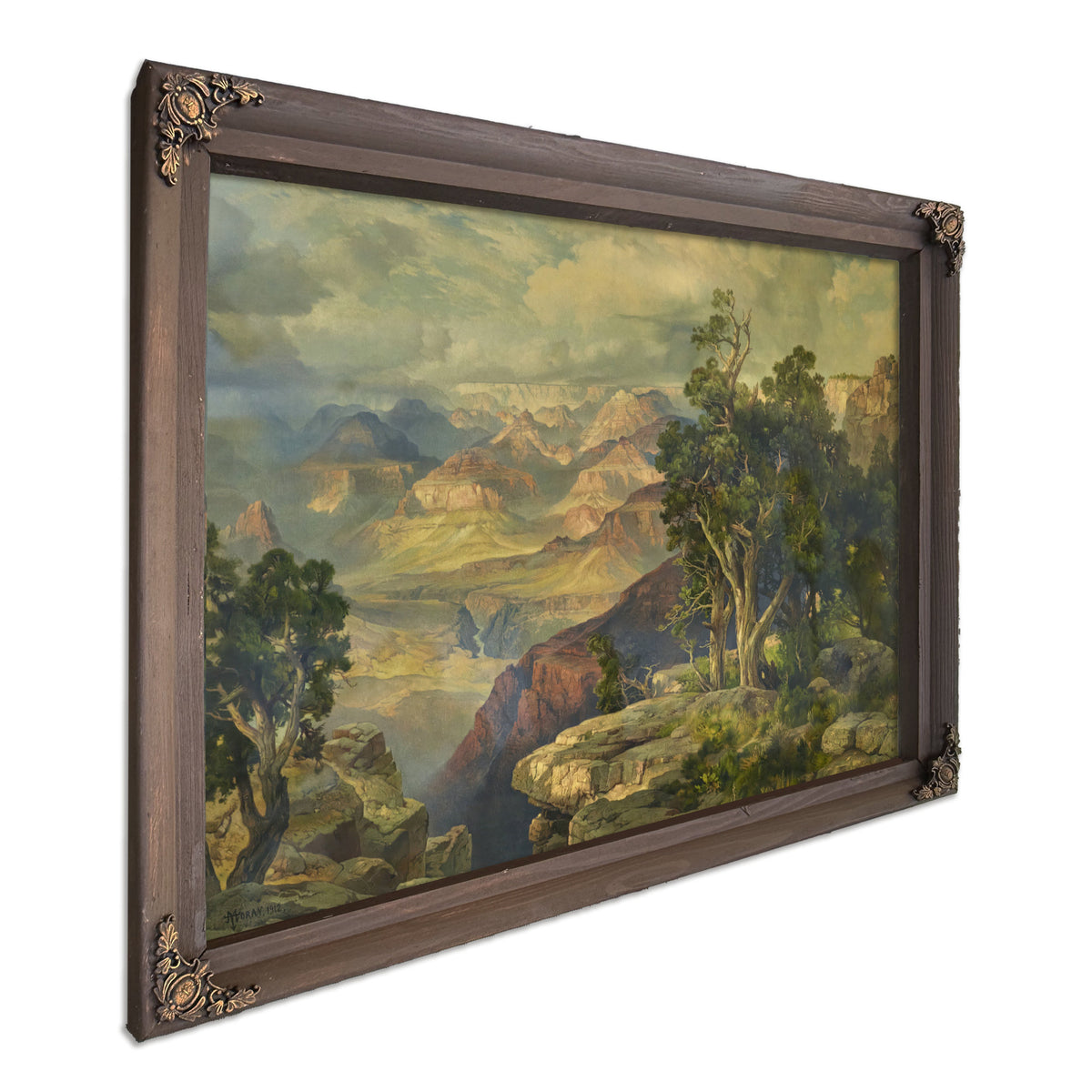 Grand Canyon Hermit Rim Road 0002 By Thomas Moran