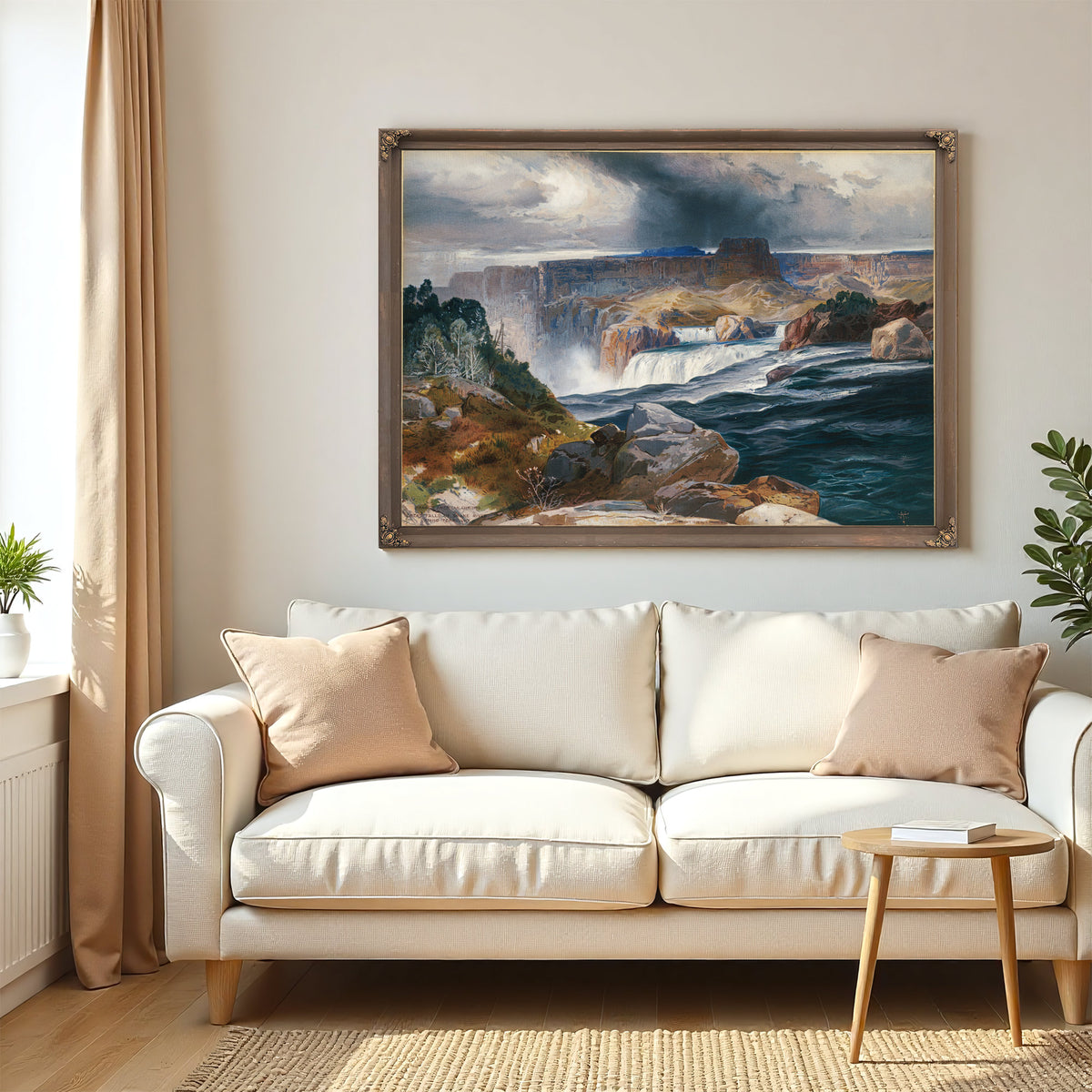 Great Falls Snake River Idaho 02 By Thomas Moran