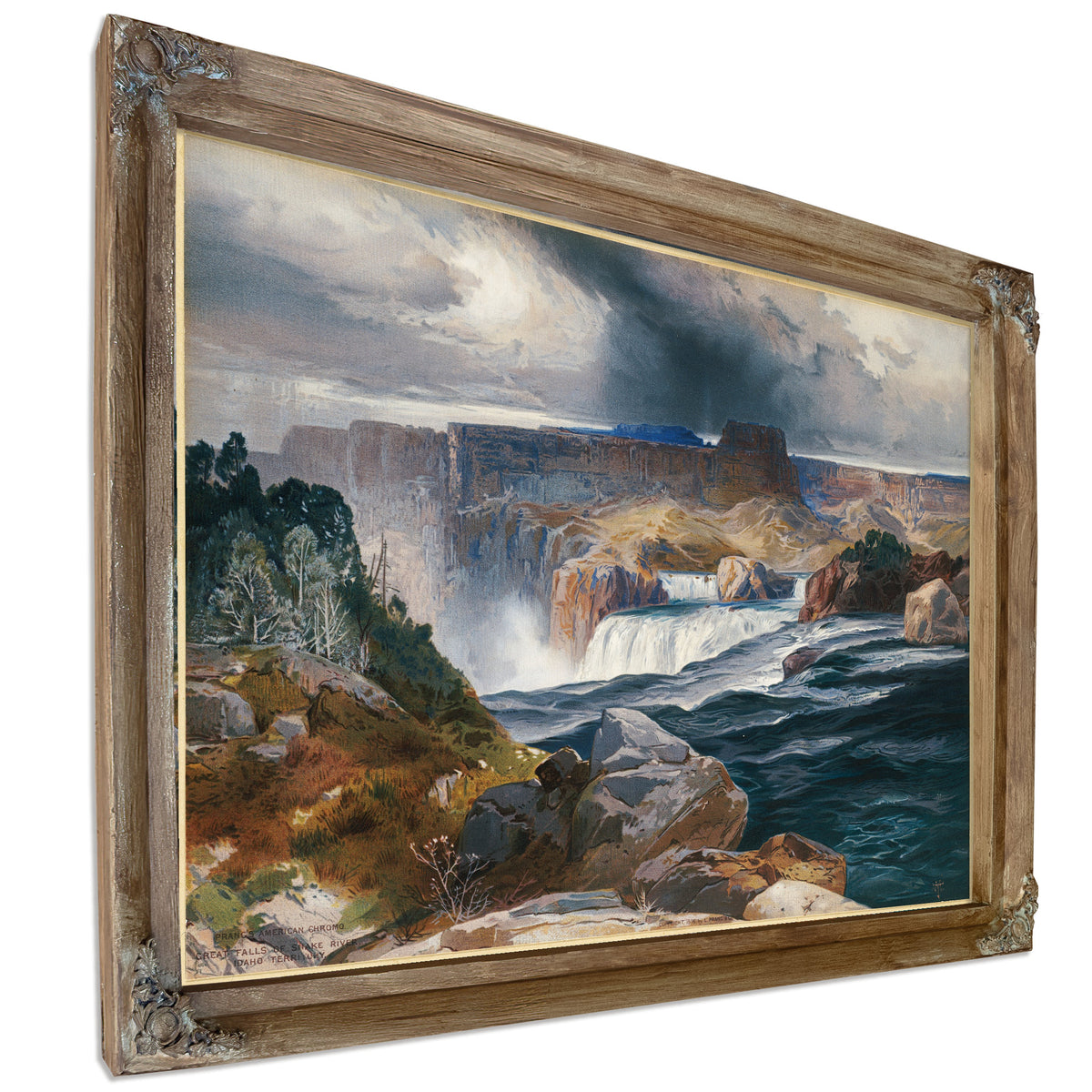 Great Falls Snake River Idaho 02 By Thomas Moran